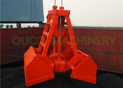 China 12m³ Radio Remote Control Grab Bucket Hydraulic For Cargo Unloading Sand for sale
