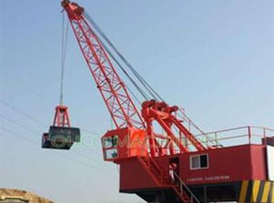 China Alta grúa del puerto del puerto de la durabilidad, huella de la grúa del auge del enrejado 40T pequeña en venta
