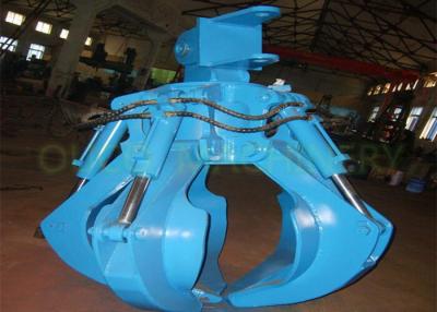 China 7.5T Orange Peel Grab Electric Hydraulic Type Steel Structure Smooth Operation for sale