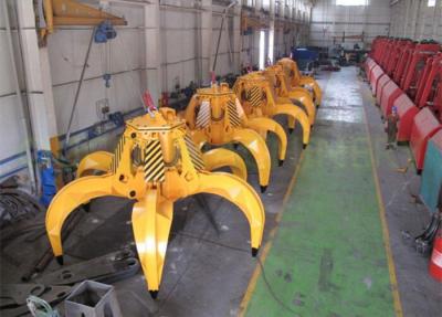 China Orange Peel Scrap Handling Grabs Electric Hydraulic For Grabbing Granular Material for sale