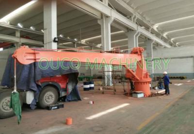 China Long Warranty Hydraulic Boom Crane Fixed Boom Crane With Light Self - Weight for sale