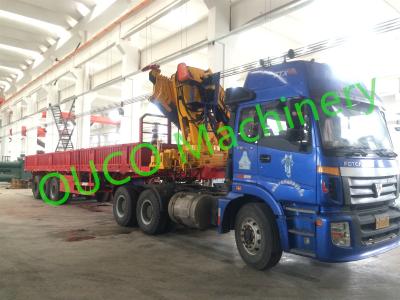 China Steel Long Life Telescopic Boom Crane , Truck Mounted Knuckle Boom Cranes for sale