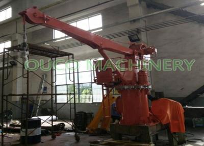 China 3 Tons 4M Compact Design Ship Crane With Stiff Boom / Hydraulic System for sale