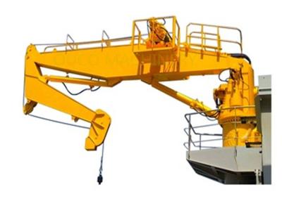 China Offshore Hydraulic Telescopic Knuckle Boom Marine Deck Crane for sale