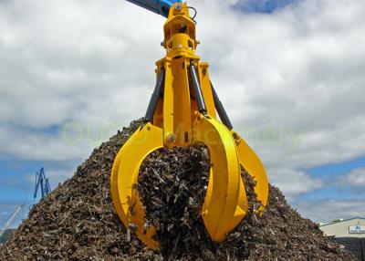China Electric Hydraulic Mechanical Crane Grab For Waste Material for sale