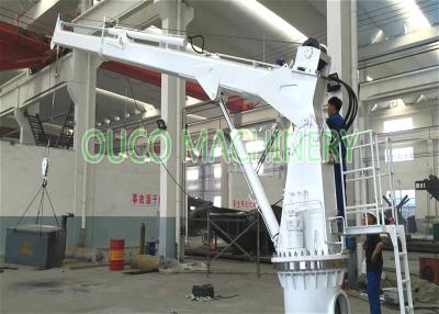 China 360 Degree Slewing Telescopic Boom Hydraulic Ship Deck Cranes for sale