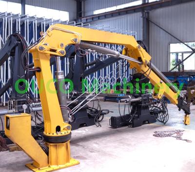 China 2 Ton Mobile Truck Mounted Knuckle Boom Cranes for sale