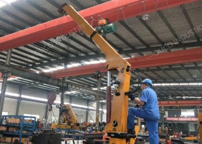 China 0.5T 5M Marine Telescopic Boom Cranes With Hydraulic Power Unit for sale