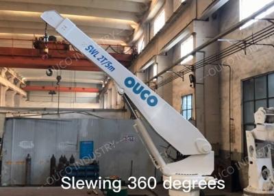 China Auge tieso hidráulico Crane Flexible Operate 12m/Min del yate en venta