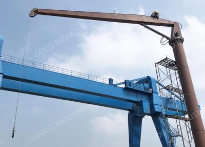 China Pedestal Fixed Stiff Boom Marine Crane 1.3T 9M Large Type for sale