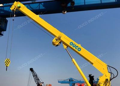 China Explosion Proof Telescopic Boom Hydraulic Deck Crane Multiple Lifting Points for sale