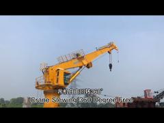 Telescopic Boom Offshore Crane With Full Function Cab