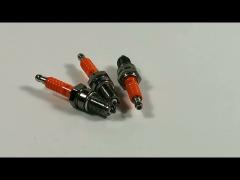 Motorcycle / Tricycle Engine Spark Plugs A7TC Black / Whtie / Orange Colors Available