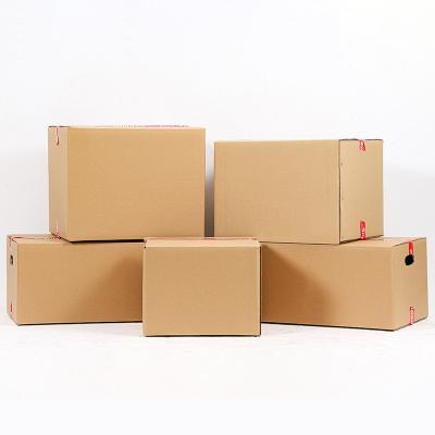 China AB Flute 5 Ply Brown Corrugated Carton Box Beverage Packaging for sale