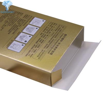 China Disposable 2mm 3mm Gold Flat Pack Cardboard Boxes Spot UV for sale