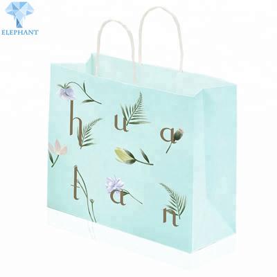 China OEM ODM Rope Handle Gift Bags Paper Biodegradable Treat Bags With Handles for sale