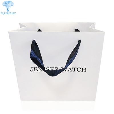 China Embossed Coated paper Cloth Gift Bags With Handles Eco friendly for sale