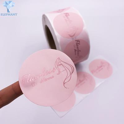 China Strong Adhesive PC PVC PET Sticky Logo Labels For Glass Bottles for sale