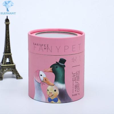 China 1.2mm Kraft Paper Cardboard Cylinder Packaging Paper Tube Tea Packaging for sale