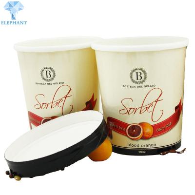 China Party Small 3oz Ice Cream Paper Cup Paper Frozen Yogurt Cups for sale