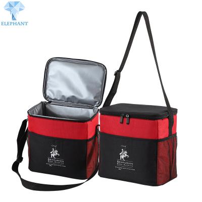 China Rectangle 600D Nylon Insulated Food Delivery Bags Cold Isulation for sale