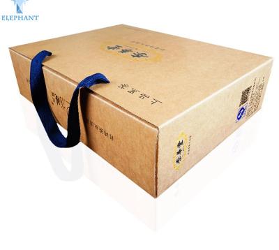 China Cheap OEM Hardcover Logo Custom Printing Thick Corrugated PaPer China Tea Packing Shipping Boxes for sale