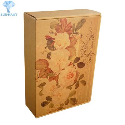 China Matt Laminated Corrugated Shipping Boxes 41cm*22cm*6cm Kraft Corrugated Mailers for sale