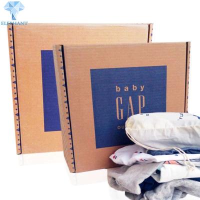China OEM ODM Personalized Corrugated Shipping Boxes Baby Blanket Gift Shipping for sale