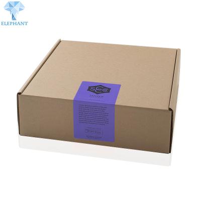 China Square Die Cut 3 Ply Corrugated Box 2mm 3mm Custom Kraft Mailer Boxes for sale