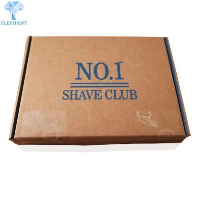 China Luxury Custom Printed Logo Kraft Corrugated Packaging Mailer Boxes for sale