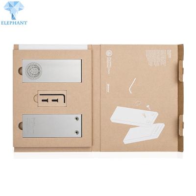 China Custom Printing Low Diecut Price Flat Pack Portable Postage Corrugated Mailer Boxes Print for sale