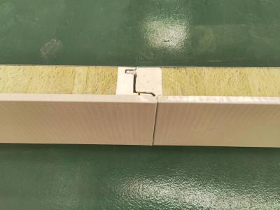 China El panel de bocadillo de aluminio de Rockwool Puf para el sistema del revestimiento de la pared del metal en venta