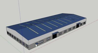 China Galvanized Prefabricated Steel Structure Warehouse Metal Frame ODM for sale