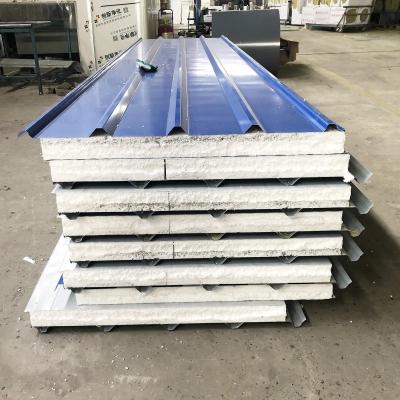 China El panel de pared de aluminio pre dirigido de bocadillo del panel del EPS para Warehouse en venta