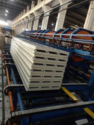 China Industrial Flat Steel PUR Sandwich Panel 0.4mm-0.8mm Exterior interior wall for sale