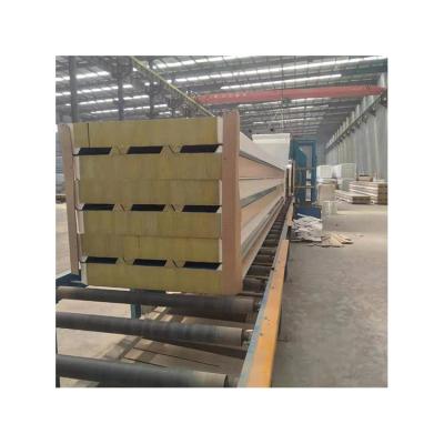 China CE Certified Panel Sandwich Rockwool 100mm Thickness For Industrial Insulation for sale