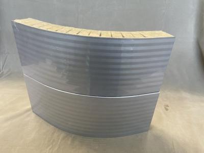 China Round Sandwich Panel Corner Outside PUF Partition Panel Wall for sale