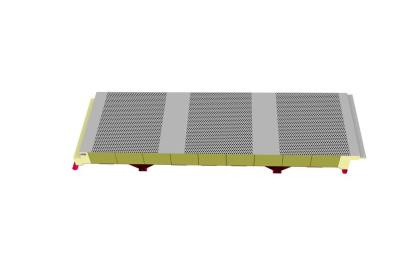 China sonido de la pared del panel de bocadillo de 100kg/M3 Rockwool que impermeabiliza 100m m en venta