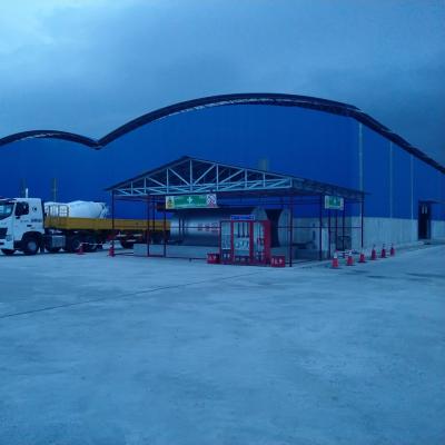 China Hangar prefabricado de acero industrial del taller del edificio de Warehouse en venta