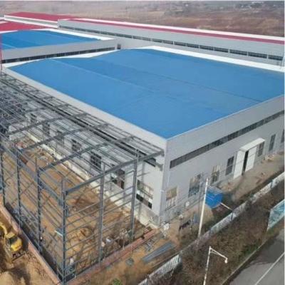 China Homes Buildings Prefab Steel Warehouse Metal Frame For Forklift for sale