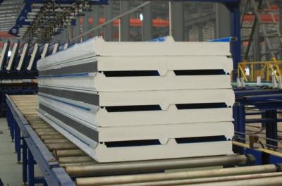 China OEM Prefabricated Sandwich Panels PU Foam for Building Roof for sale