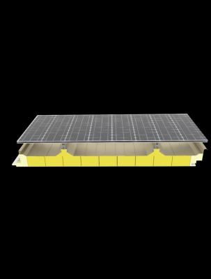 China Fire Resistance 80mm Glass Wool Sandwich Panel Modern Design Style for sale