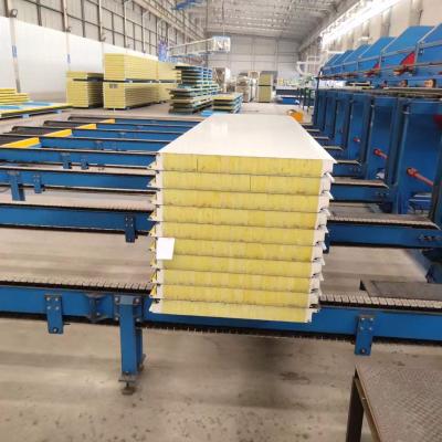China Fire Resistance Light Weight Glasswool Sandwich Panel Thickness 50mm for sale