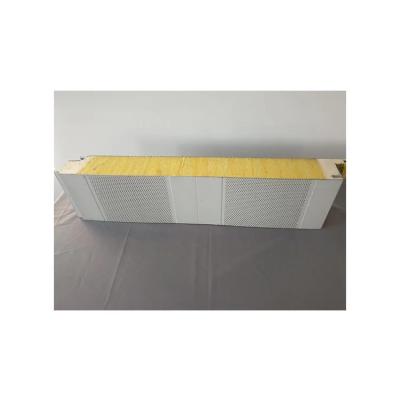 China Customized Length 80mm Glasswool Sandwich Panel Thermal Insulation en venta