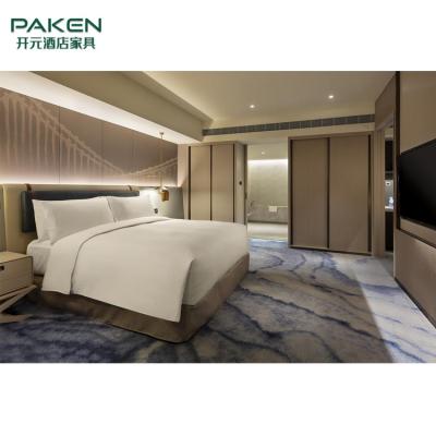China OEM Beech Solid Wood Modern King Bedroom Sets for sale