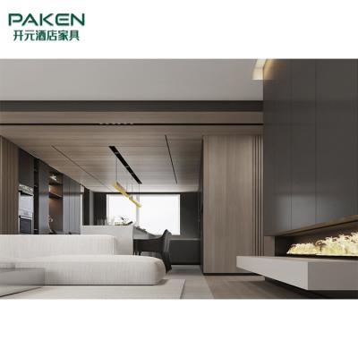 China Moderno y elegante modifique los muebles modernos de la cocina para requisitos particulares de los muebles del chalet en venta