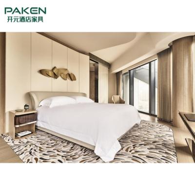 中国 5つの星のホテルの寝室の家具は芸術の装飾とのモダンなデザインの不規則な形を置く 販売のため