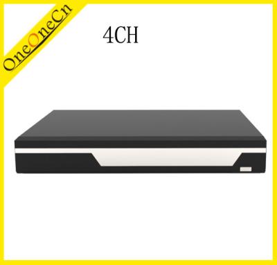 China Black Network Video Recorders 1080P with 4CH Sync Playback 2pc SATA Harddisk for sale