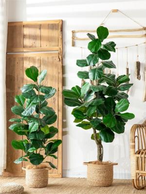 China Real Touch Fake Plants And Trees Fiddle Leaf Fig Tree In Pot for sale
