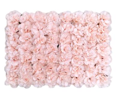 China UV-beständige Dahlia-Falschblütenwandplatten Seidenhortensienwandplatten zu verkaufen